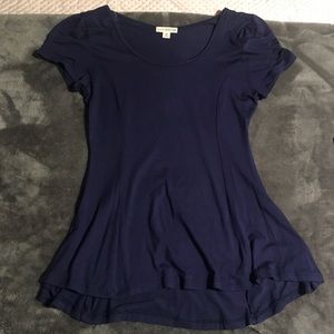 NWOT Navy blue fitted tunic